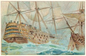 A harcoló Temeraire alkotó: English School